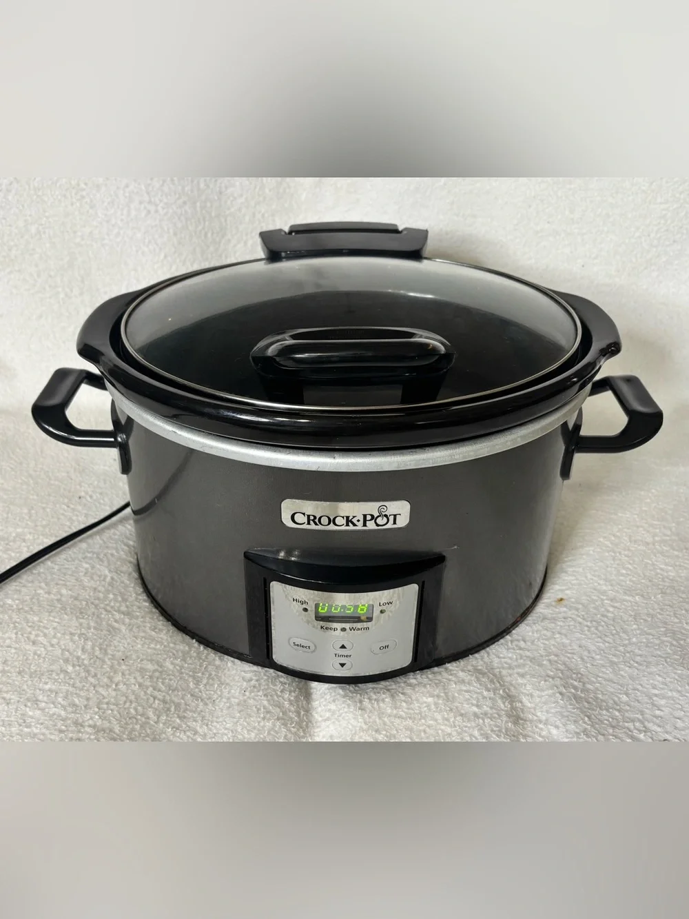 Crock-Pot Black Programmable Slow Cooker